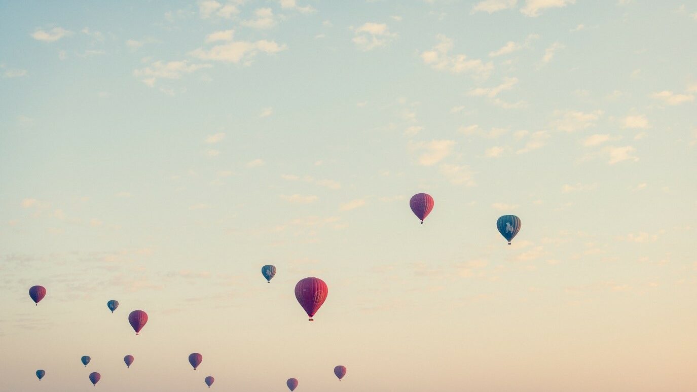 interdisciplinary education via tuition - hot air balloons in the sky