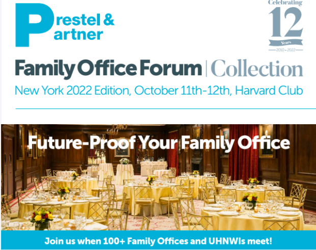 Tutors International Announces Guest Speakers at the Prestel & Partner Family Office Forum Conference in New York
